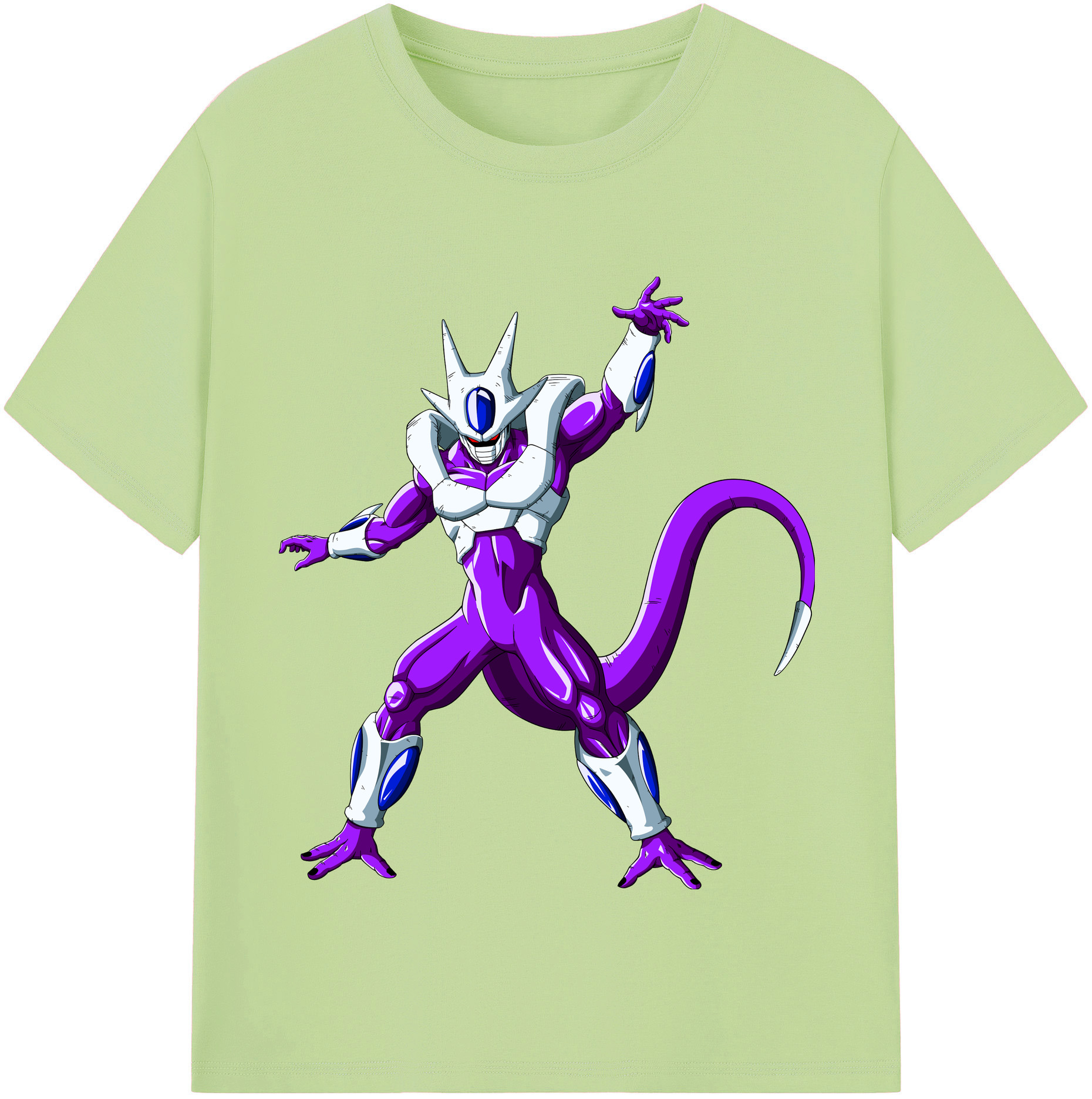 （画像用） ドラゴンボール クウラ DRAGON BALL Cooler Coora 綿100％半袖Tシャツ（フロントプリント）